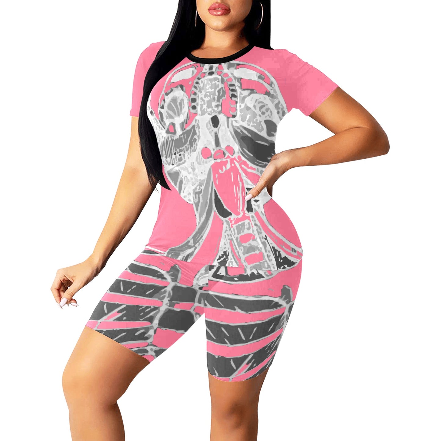 Ancient Art Anatomy 2-Piece Athletics Top & Shorts Sets