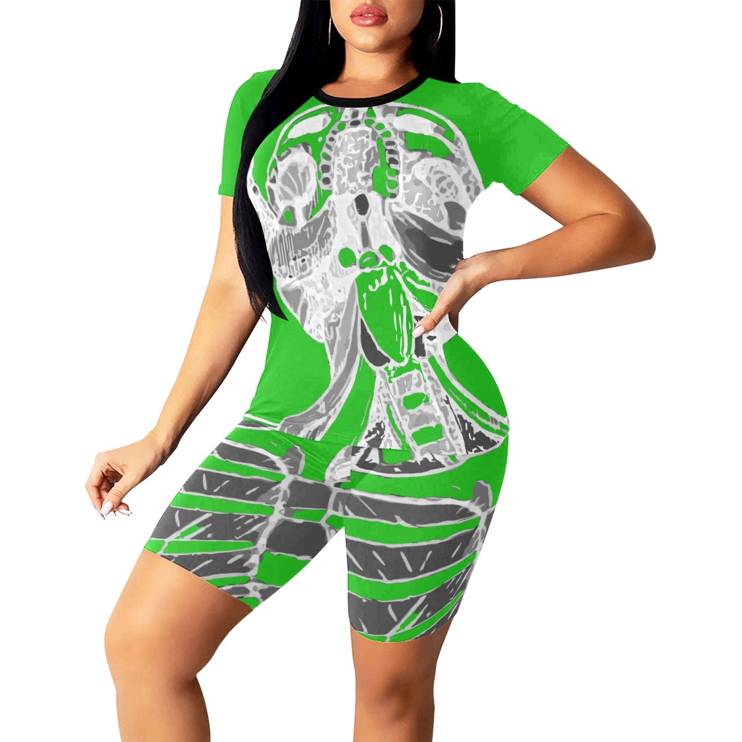 Ancient Art Anatomy 2-Piece Athletics Top & Shorts Sets