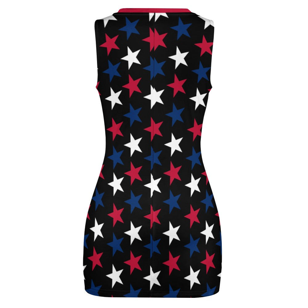 Women's 4th of July Stars & Stripes Mini Dress