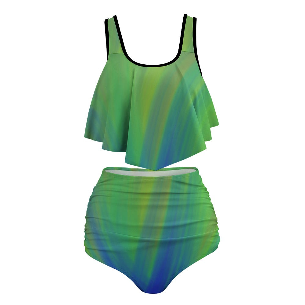 Women's Stretchy Multicolor Bikini Swimsuits