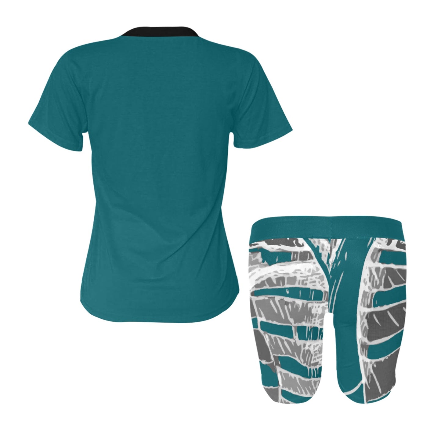 Ancient Art Anatomy 2-Piece Athletics Top & Shorts Sets