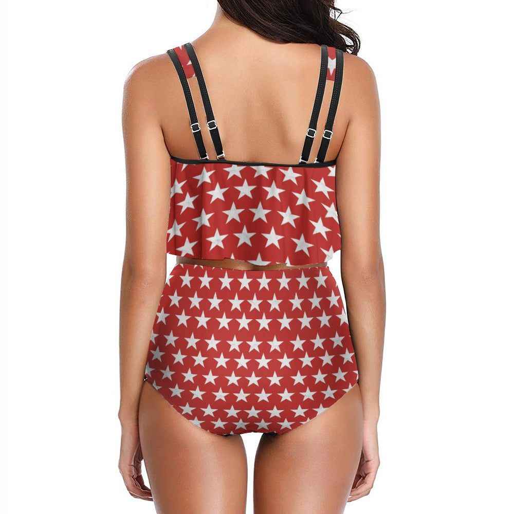 Women's Stretchy 4th of July Bikini Swimsuits