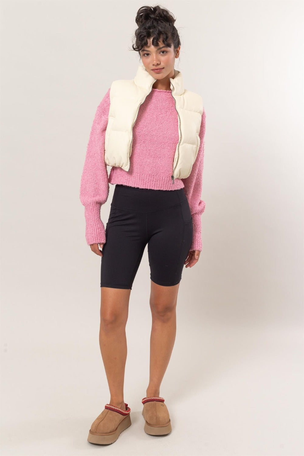Pocketed Solid Vest