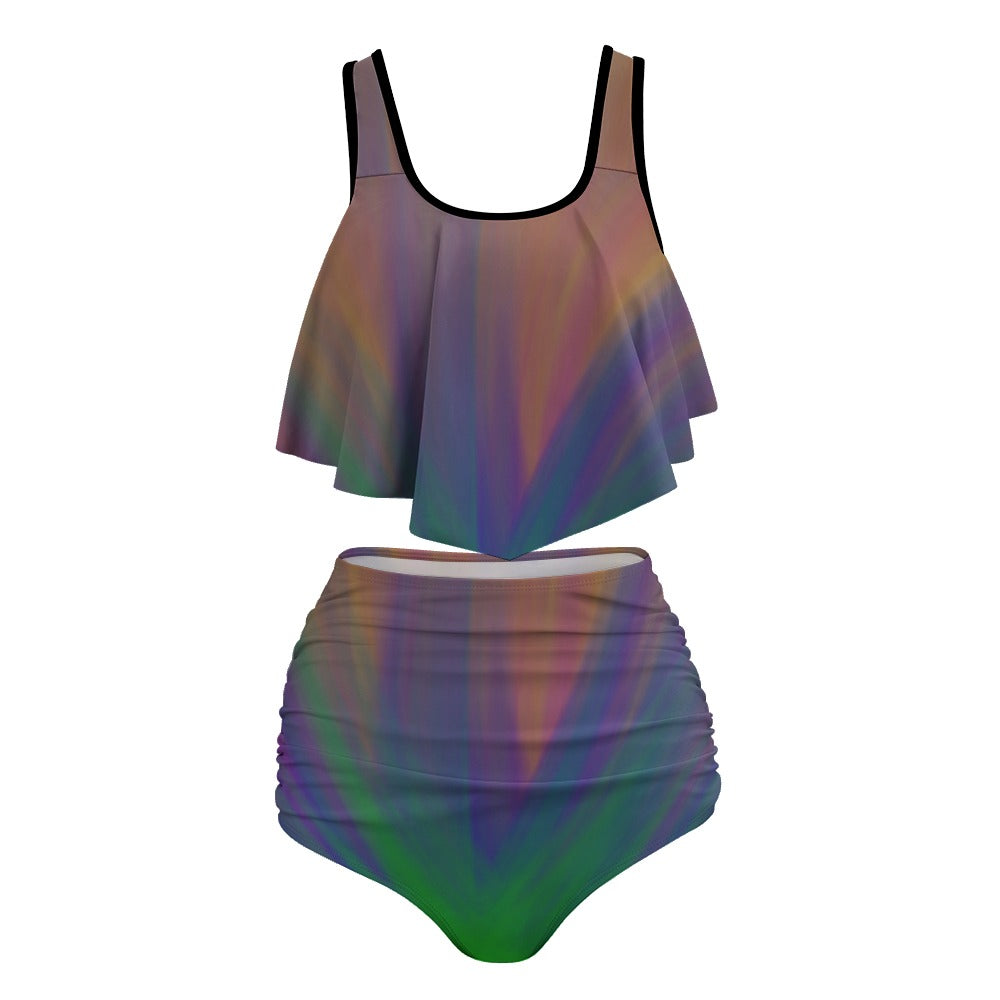 Women's Stretchy Multicolor Bikini Swimsuits