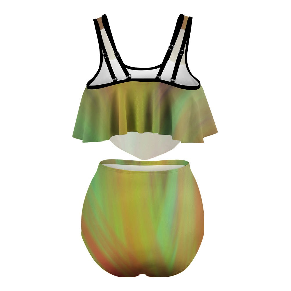 Women's Stretchy Multicolor Bikini Swimsuits