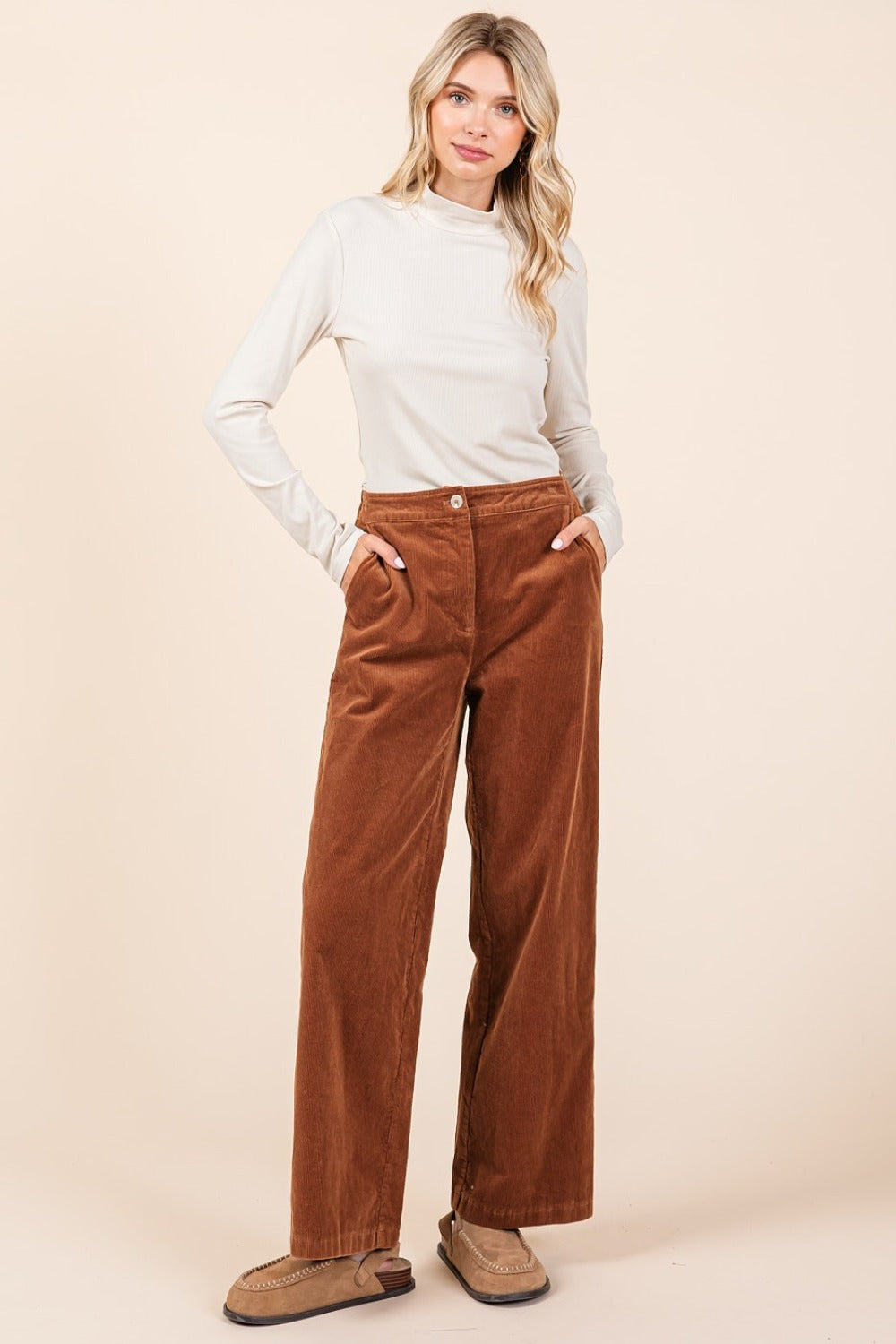 Corduroy Back Pants