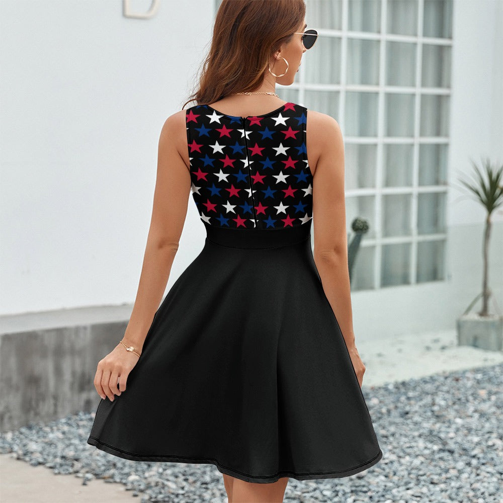 Women’s Sleeveless 4th of July Mini Dresses