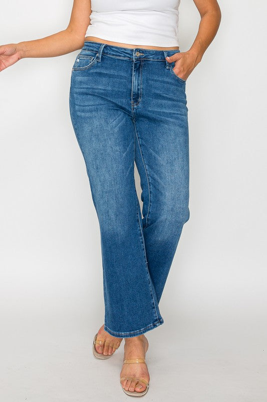 Cat's Whiskers Mid Rise Ankle Jeans