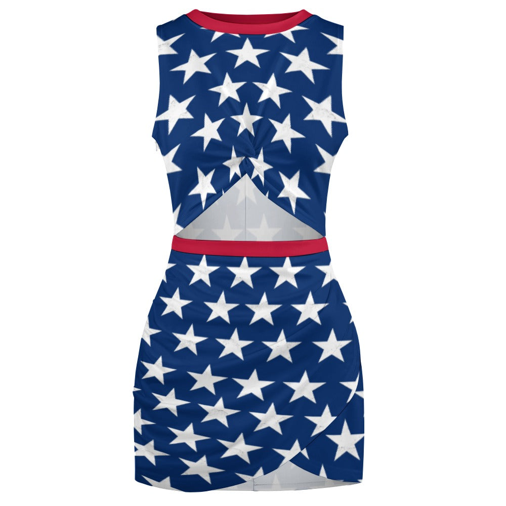 Women's 4th of July Stars & Stripes Mini Dress