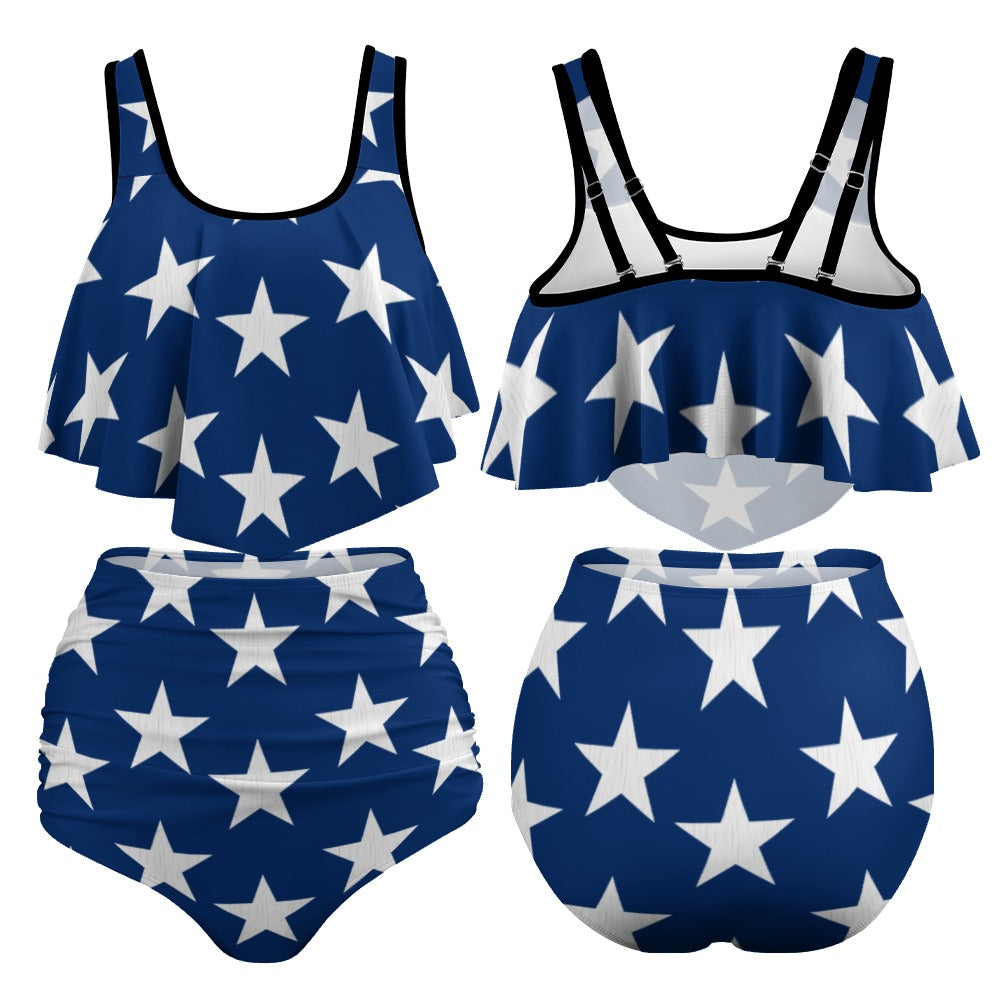Women's Stretchy 4th of July Bikini Swimsuits