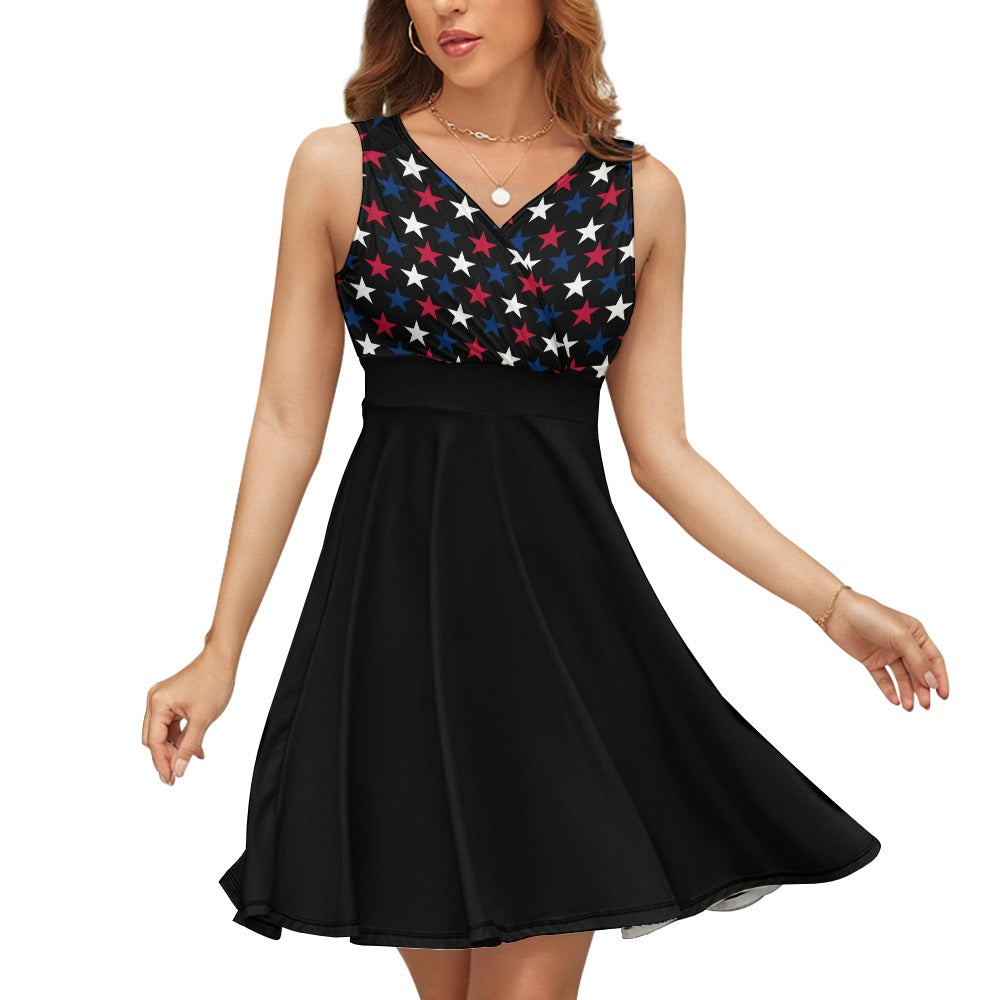 Women’s Sleeveless 4th of July Mini Dresses