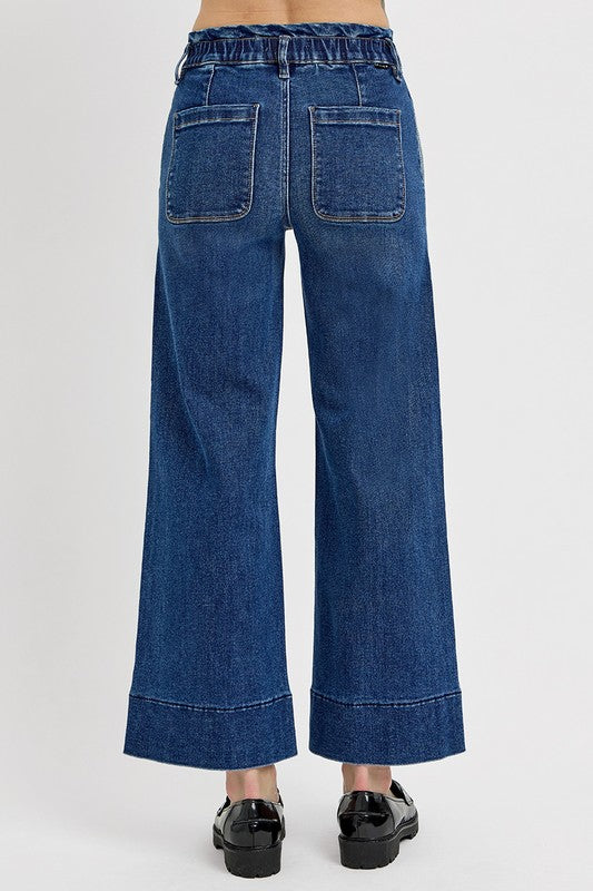 Band Wide Leg Jeans