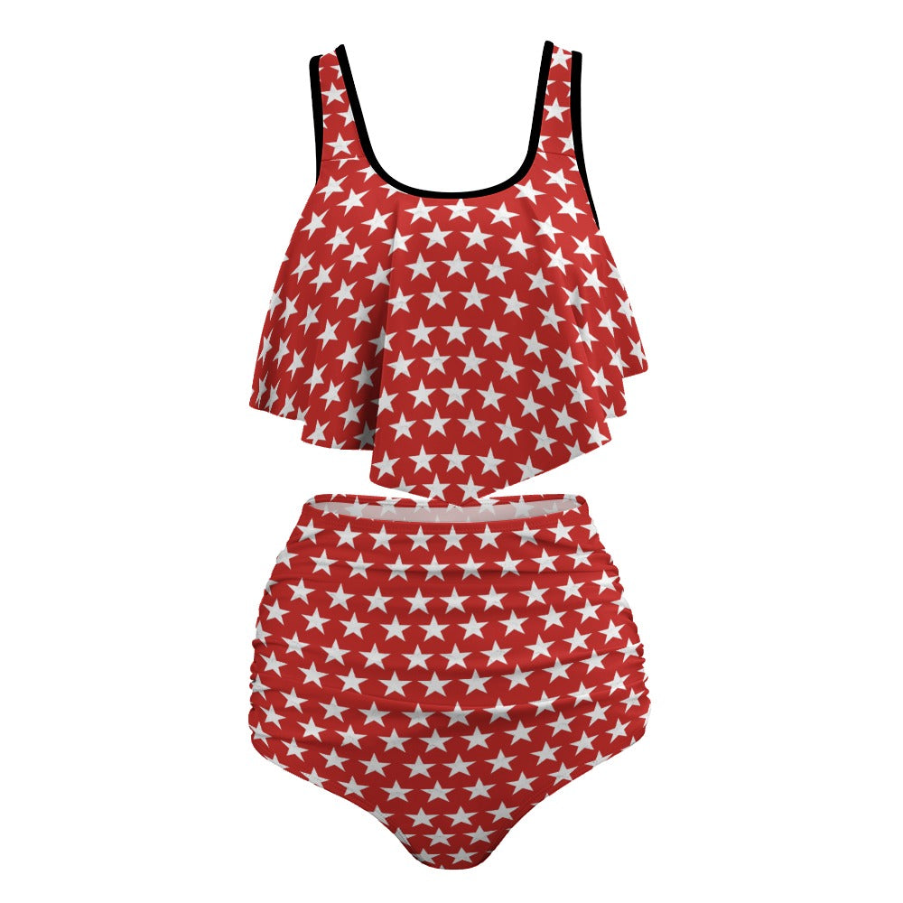 Women's Stretchy 4th of July Bikini Swimsuits