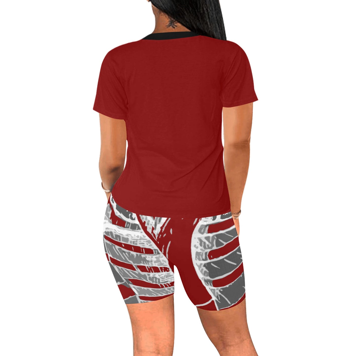 Ancient Art Anatomy 2-Piece Athletics Top & Shorts Sets