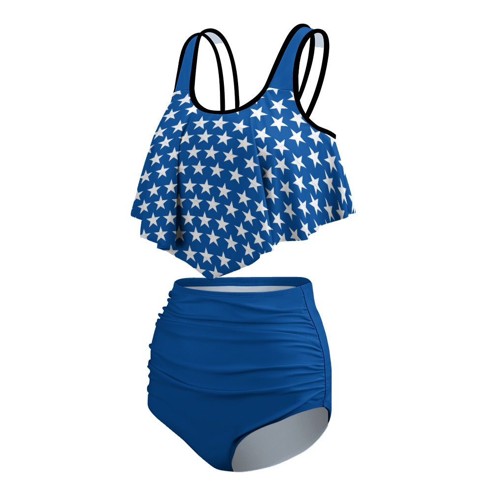 Women's Stretchy 4th of July Bikini Swimsuits