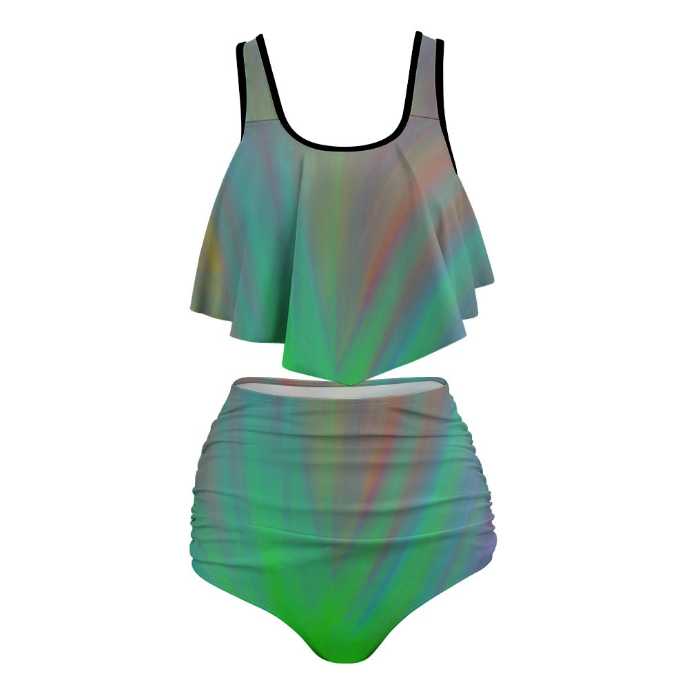 Women's Stretchy Multicolor Bikini Swimsuits