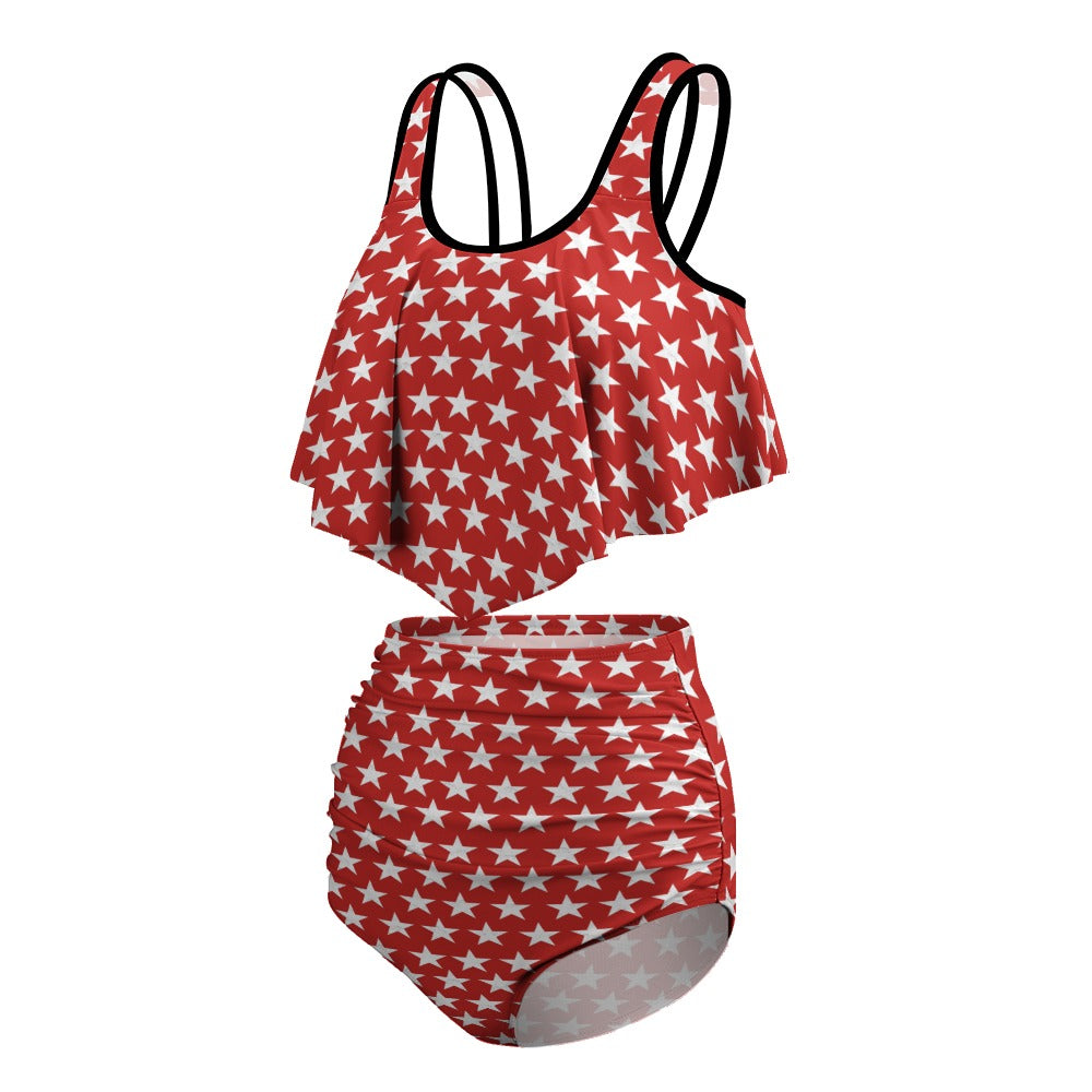 Women's Stretchy 4th of July Bikini Swimsuits
