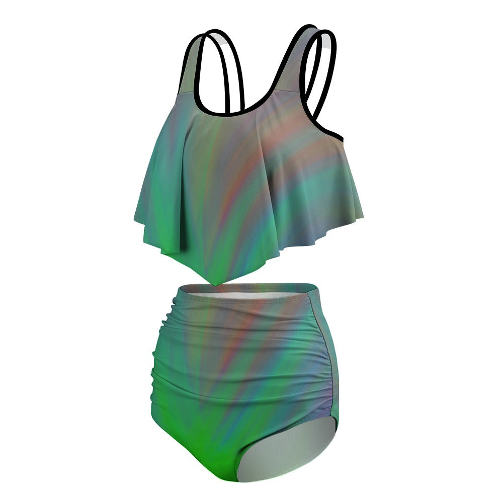Women's Stretchy Multicolor Bikini Swimsuits