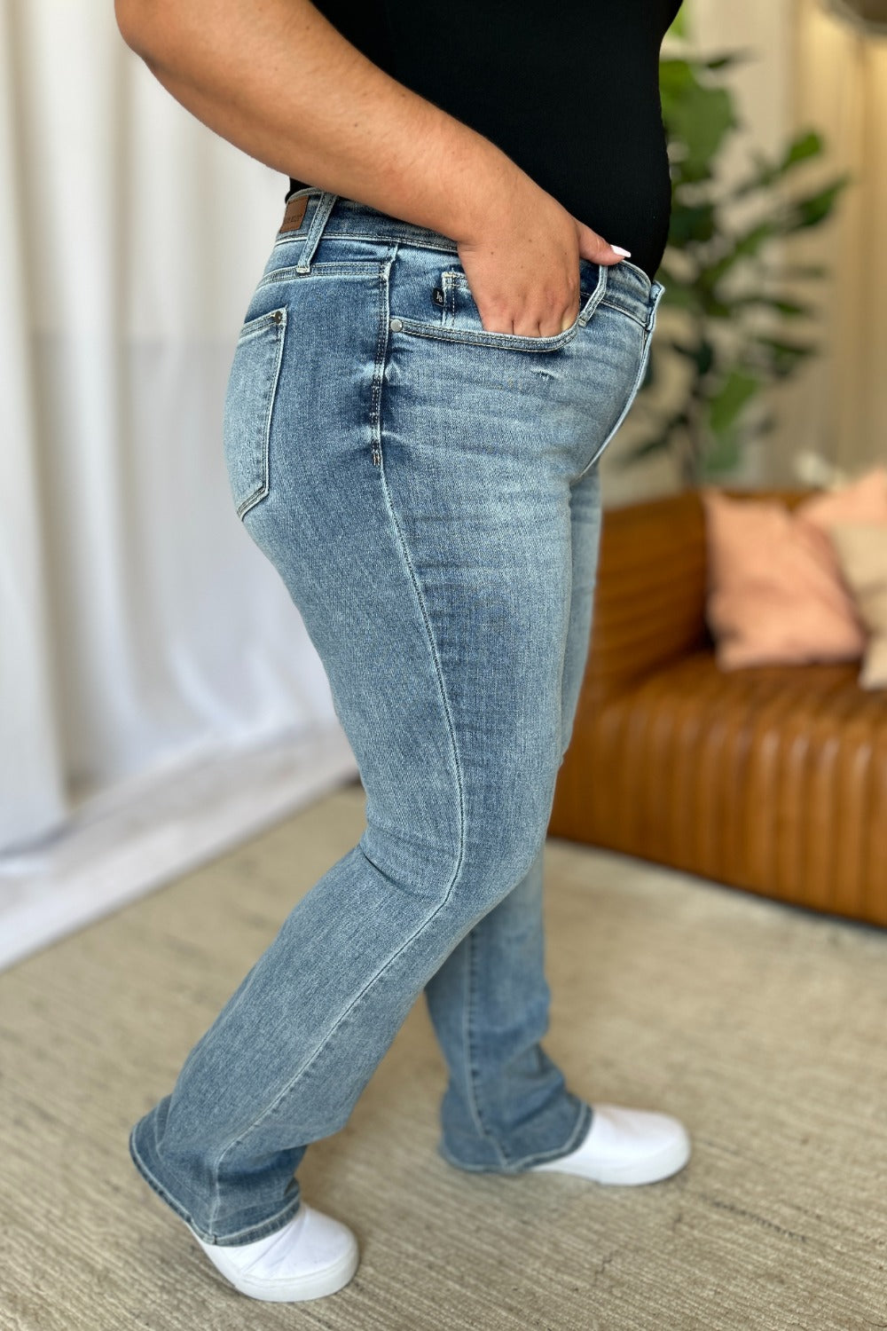 Medium Rise Bootcut Jeans