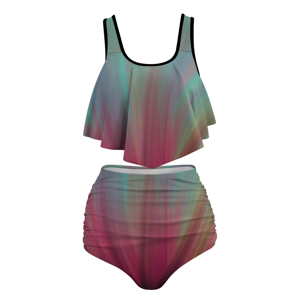 Women's Stretchy Multicolor Bikini Swimsuits