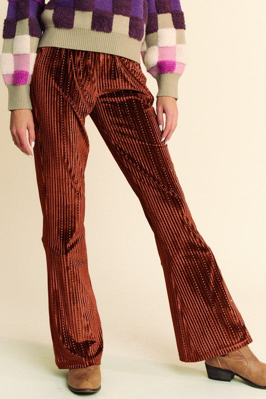 Knit Flare Pants