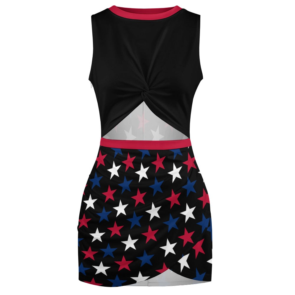 Women's 4th of July Stars & Stripes Mini Dress