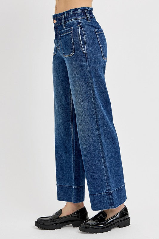 Band Wide Leg Jeans