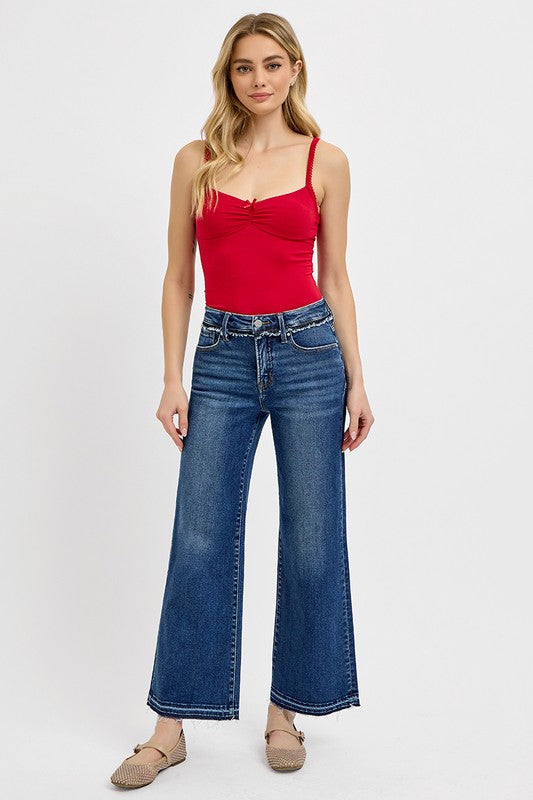 Tummy Control Bootcut Jeans Plus-Size