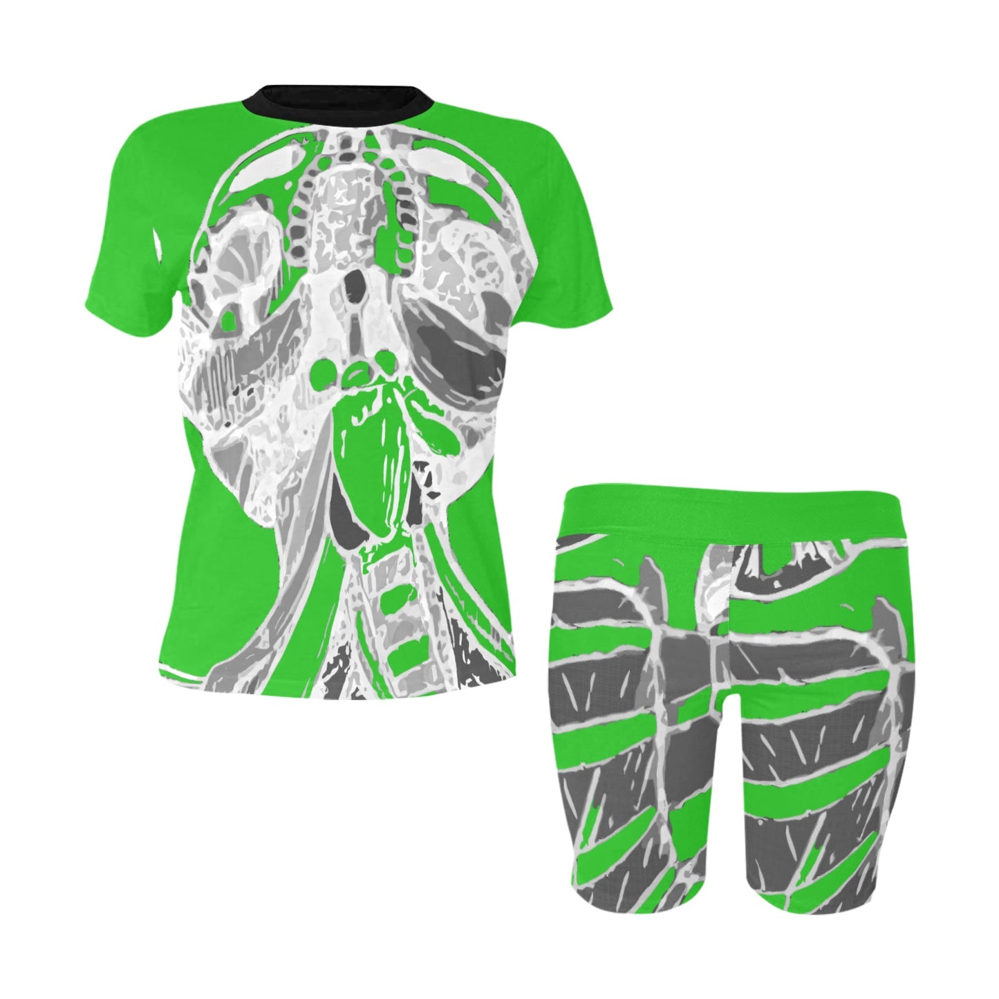 Ancient Art Anatomy 2-Piece Athletics Top & Shorts Sets