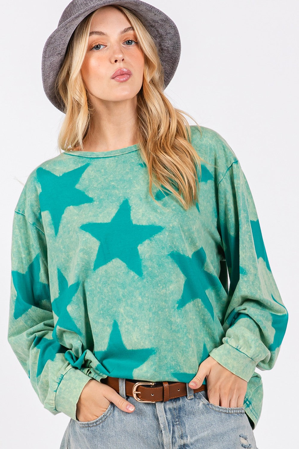 Mineral Wash Star  T-Shirt