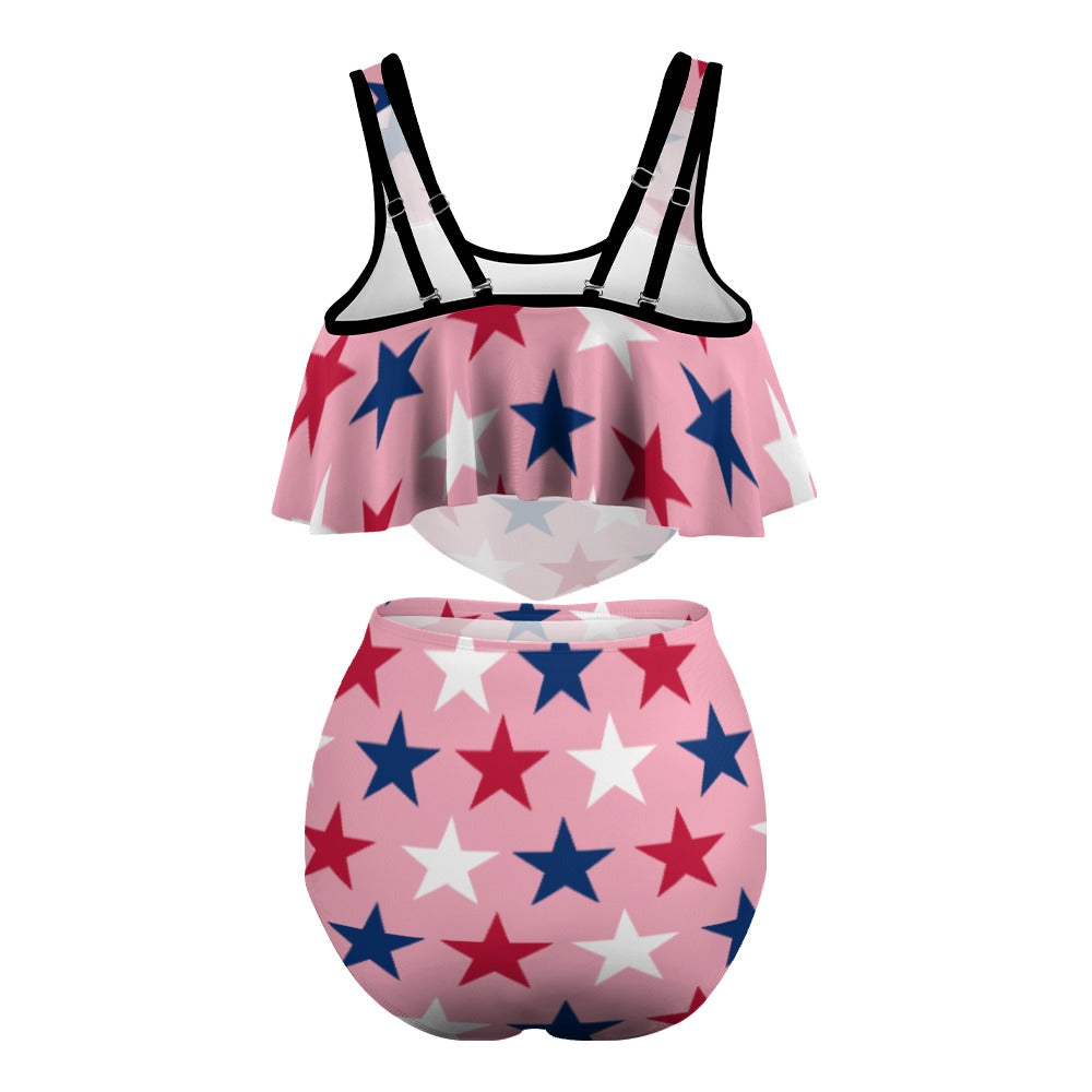 Women's Stretchy 4th of July Bikini Swimsuits