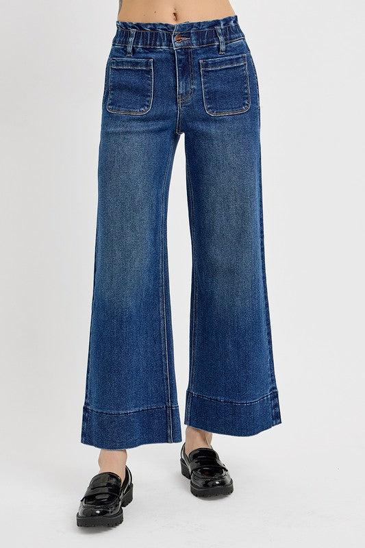 Band Wide Leg Jeans