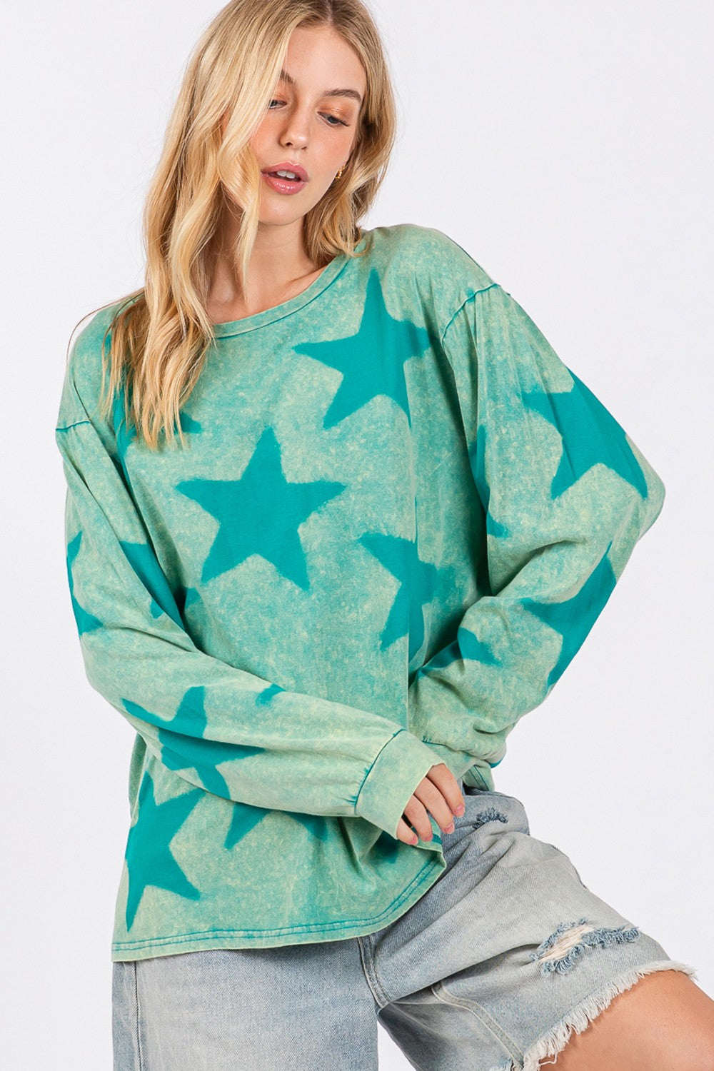 Mineral Wash Star  T-Shirt