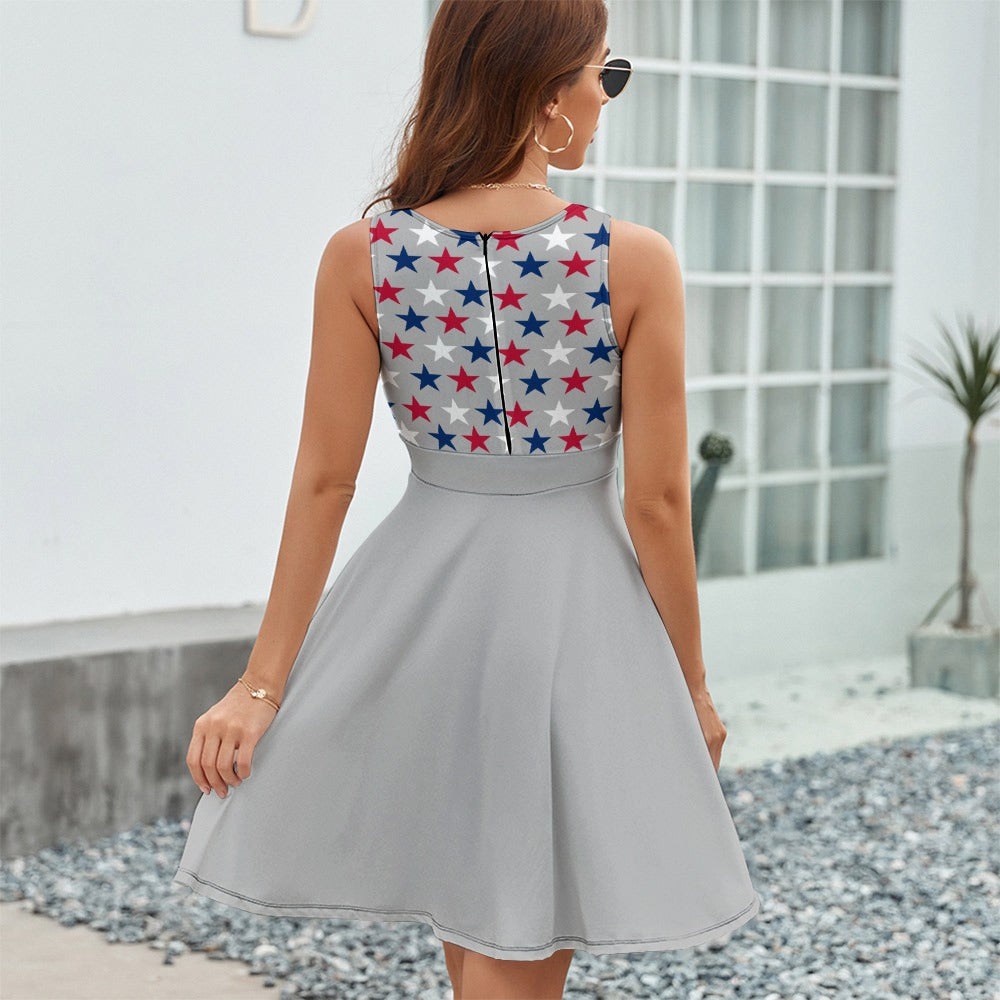 Women’s Sleeveless 4th of July Mini Dresses