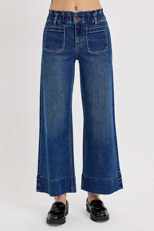Band Wide Leg Jeans