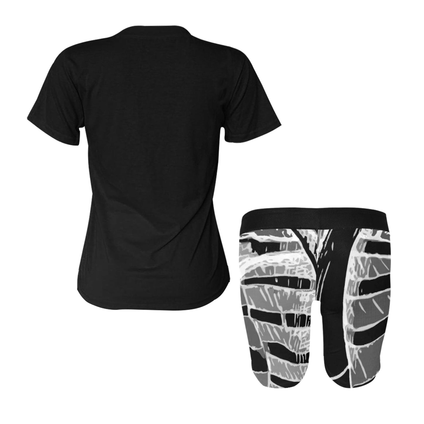 Ancient Art Anatomy 2-Piece Athletics Top & Shorts Sets