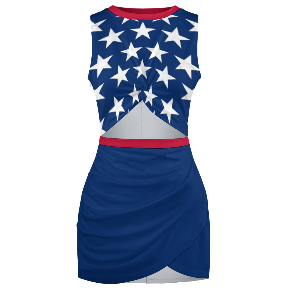 Women's 4th of July Stars & Stripes Mini Dress