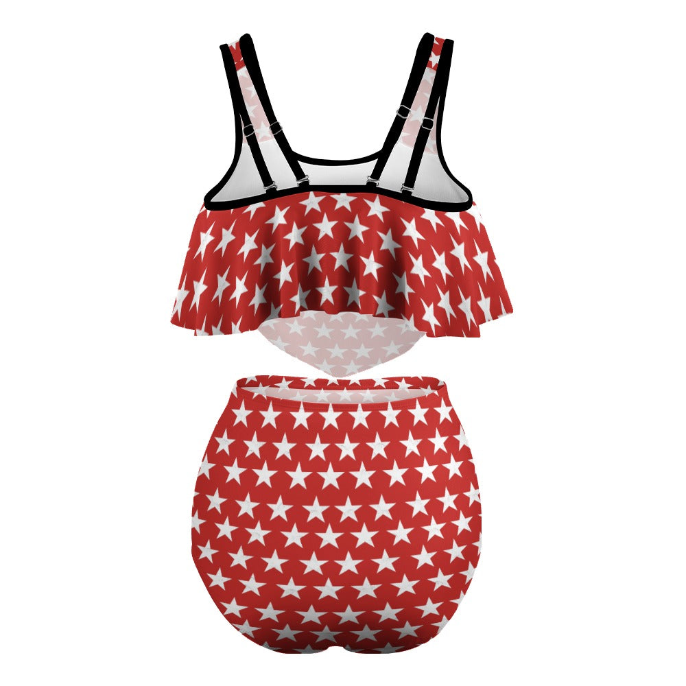 Women's Stretchy 4th of July Bikini Swimsuits