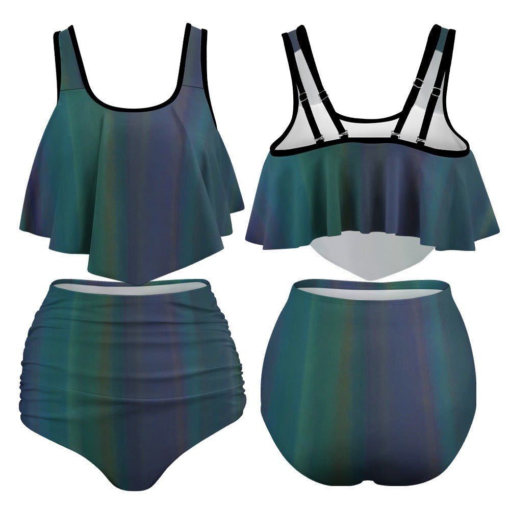 Women's Stretchy Multicolor Bikini Swimsuits