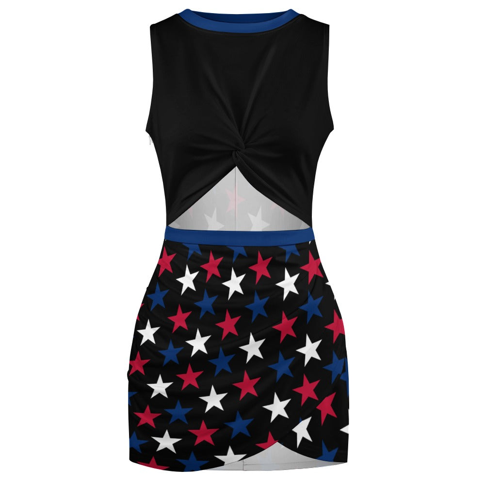 Women's 4th of July Stars & Stripes Mini Dress