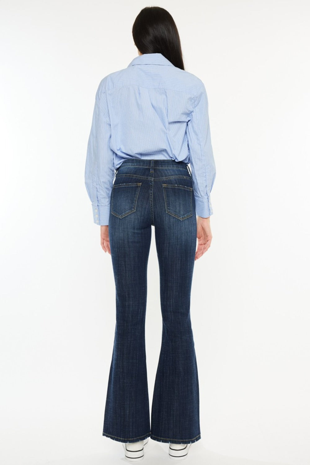 Mid Rise Flare Jeans