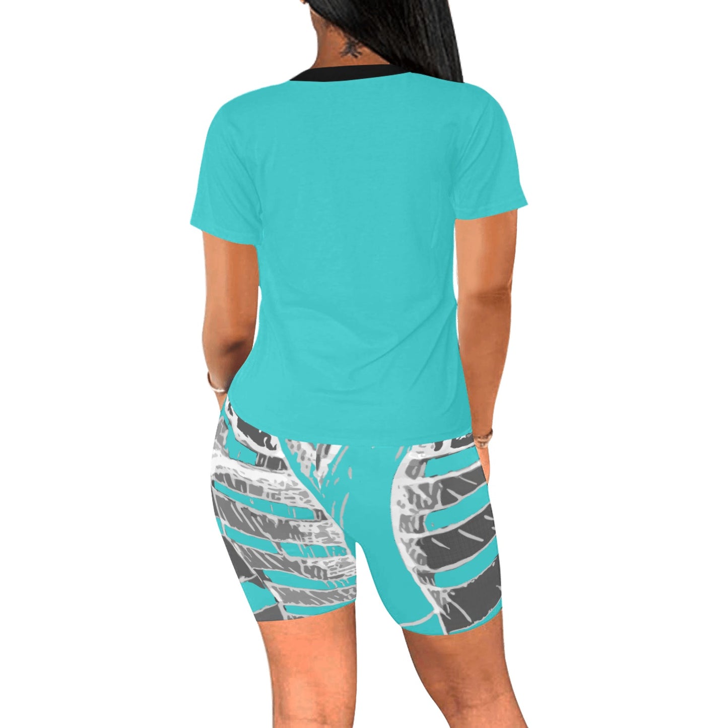 Ancient Art Anatomy 2-Piece Athletics Top & Shorts Sets