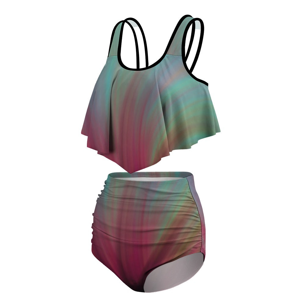 Women's Stretchy Multicolor Bikini Swimsuits