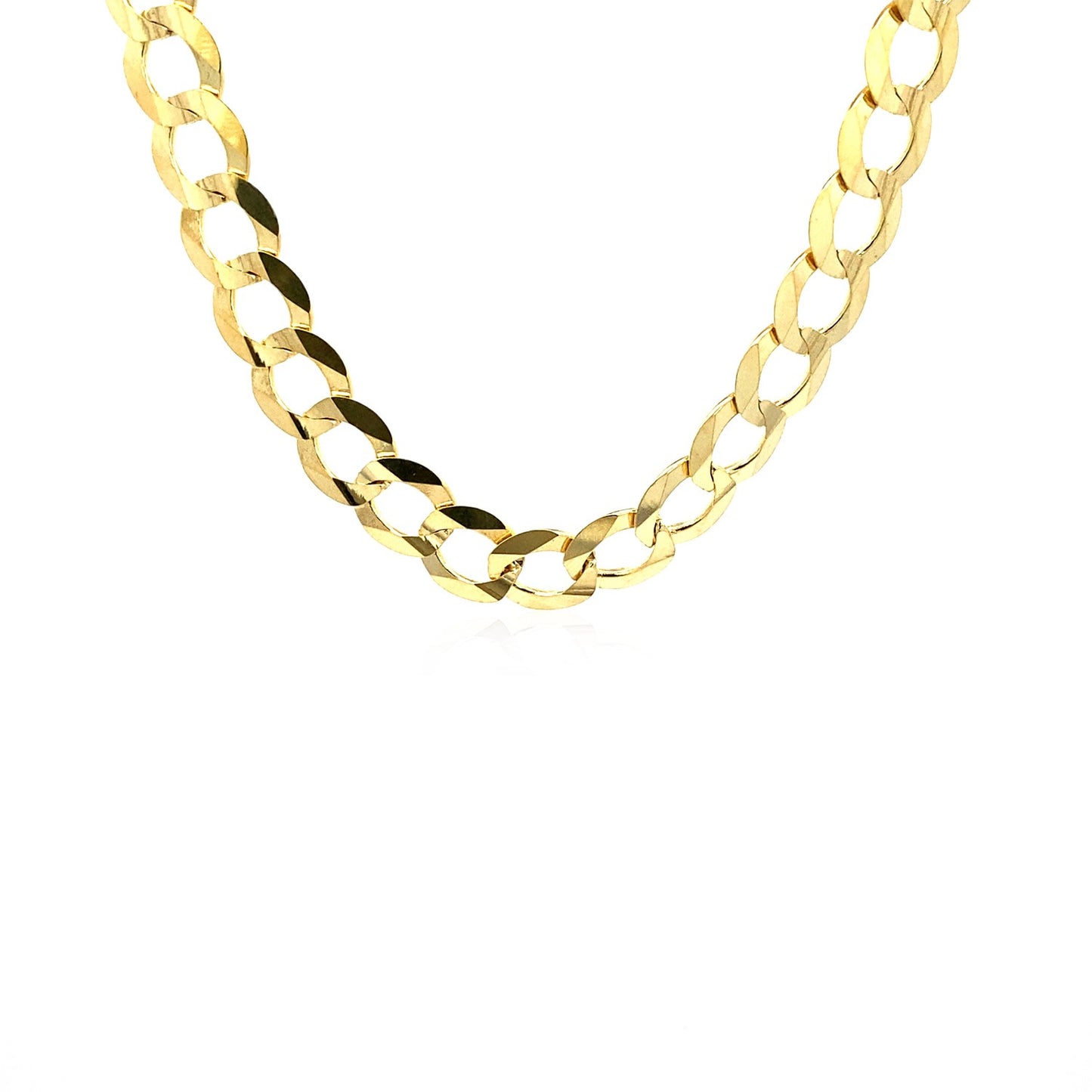 10k Yellow Gold Curb Chain (8.20 mm)