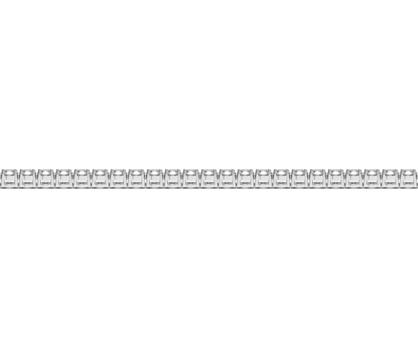 Lab Grown Round Diamond Tennis Bracelet in 14k White Gold (2 cctw F/G VS2/SI1)