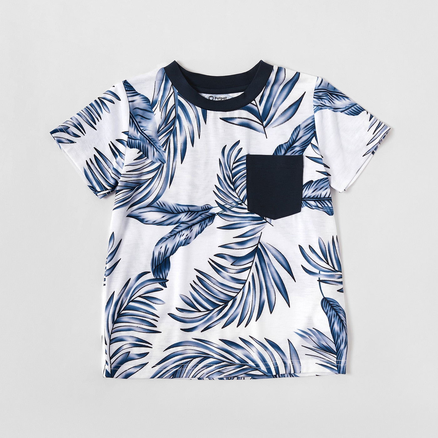 Family Matching! Floral Blue & White Tropical Dresses, Rompers, & T-Shirts