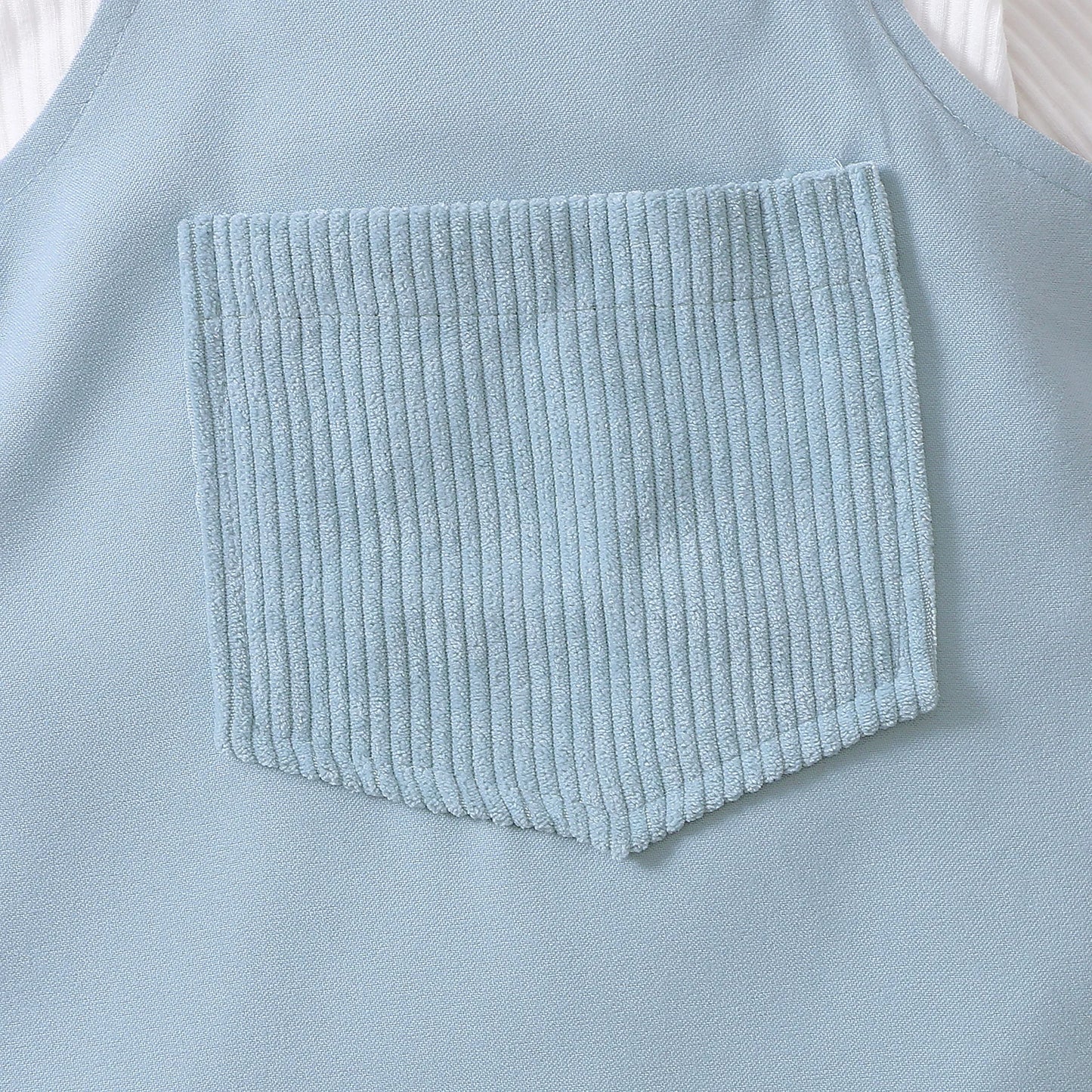 Girl's Onesie, Bib Overall Dress & Bow Headband Sets
