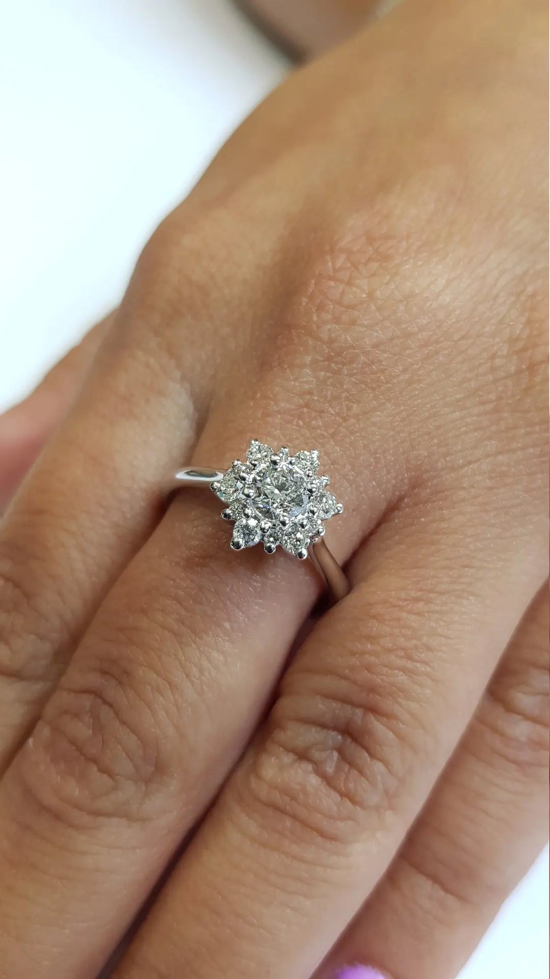 Silver, Gold-Tone & Rose Gold-Tone Zircon Snowflake Rings