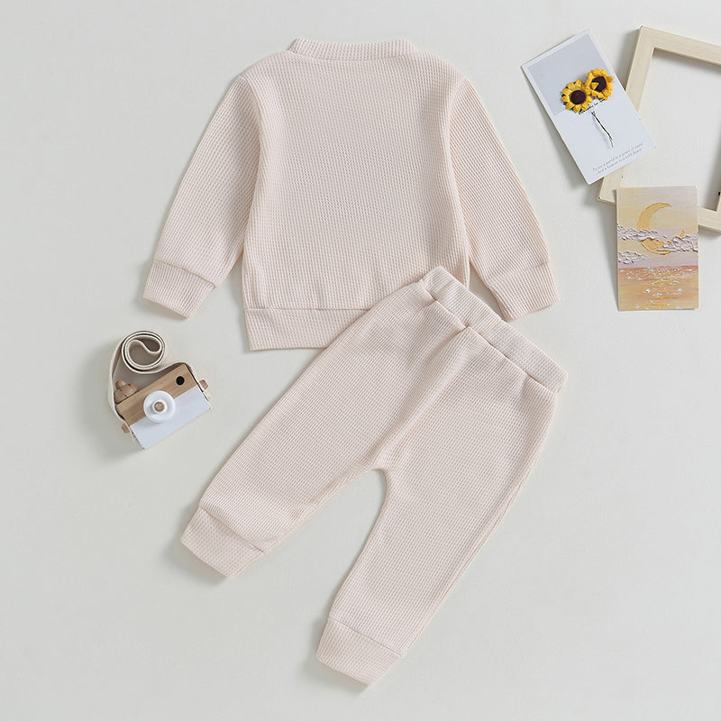 Boy's 2-Piece "Little Dude" Sweatshirt & Pants Sets