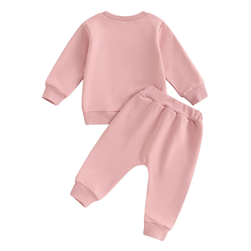 Girl’s "Miss Steal Your Snacks" Sweatshirt & Pants Sets